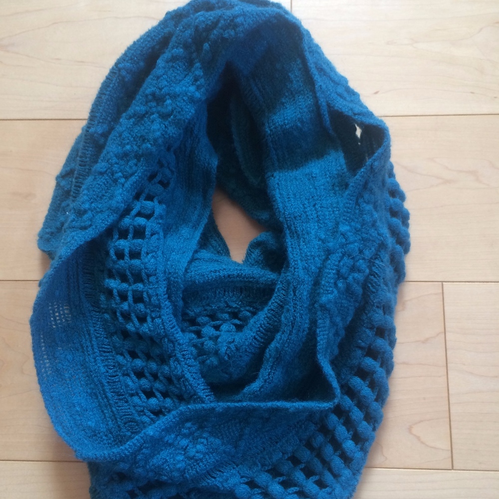 Blue Loop Scarf